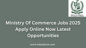 Ministry Of Commerce Jobs 2025 Apply Online Now Latest Opportunities