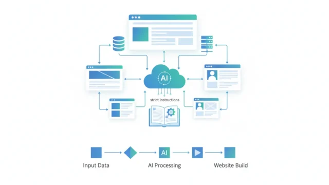 How to use cloude ai to build a website with using strict instructions those must fallow