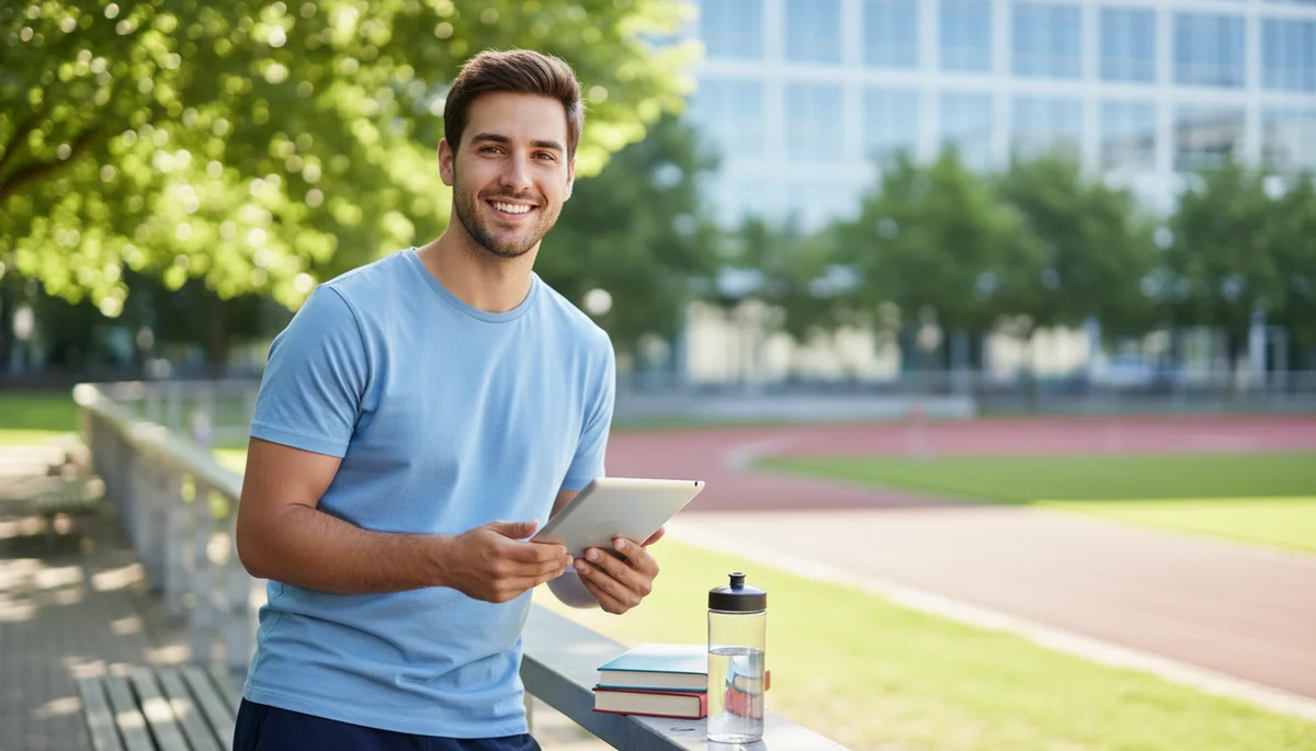 Featured image: Professional featured image for health article: Teenage Health in Details: A Complete Guide. Positiv
