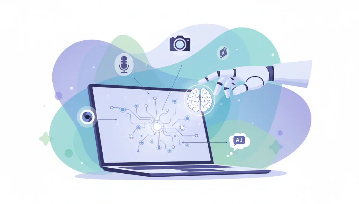 Featured image: Professional featured image for: How To Use ChatGPT for Content Creation. Clean editorial illustrati