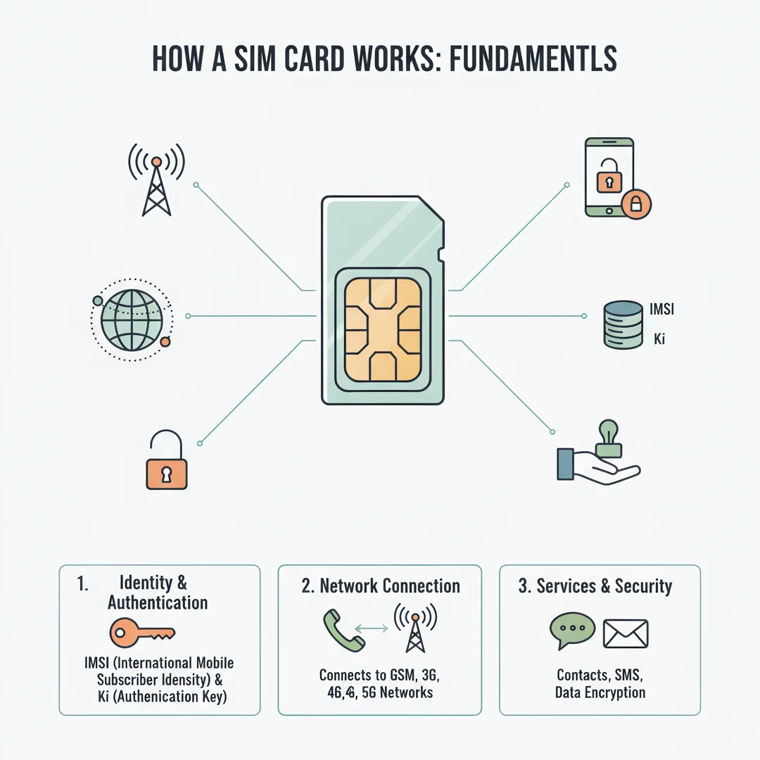 Step 1: Illustration for step: Understand the fundamentals related to How sim work, professional educational