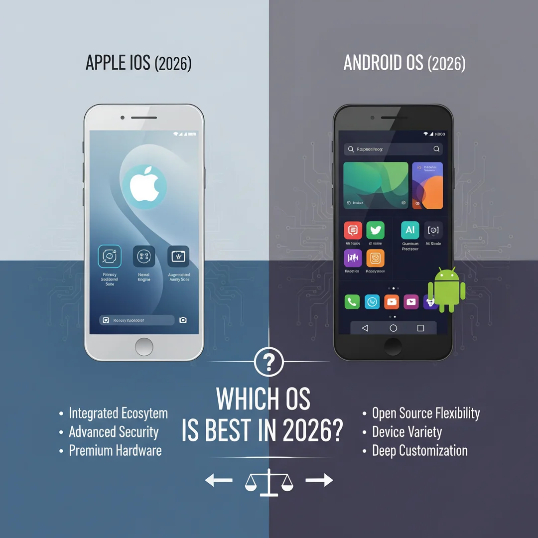Step 1: Illustration for step: Understand the fundamentals related to Apple vs android. Which os is best in 