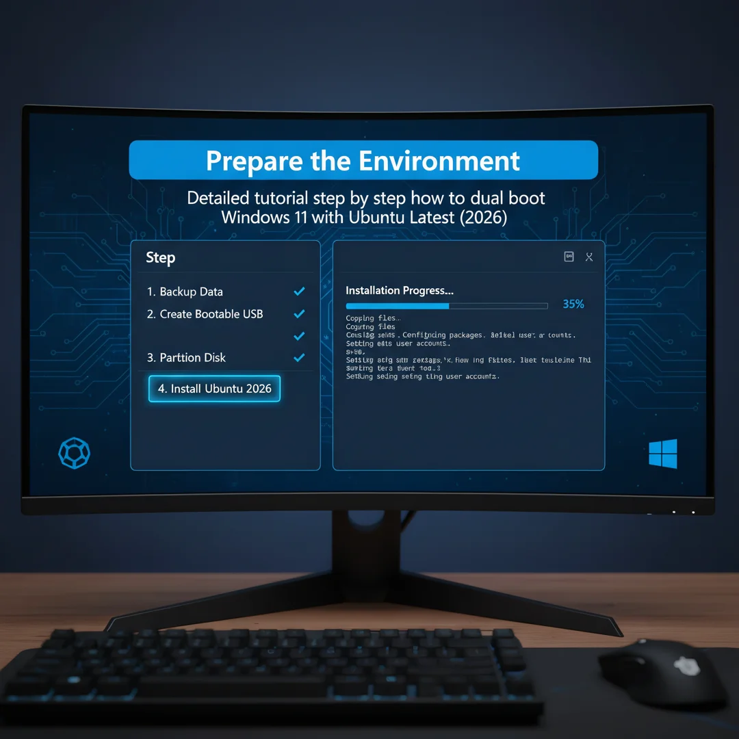 Step 2: Technical tutorial screenshot: Prepare the environment for Detailed tutorial step by step how to dua