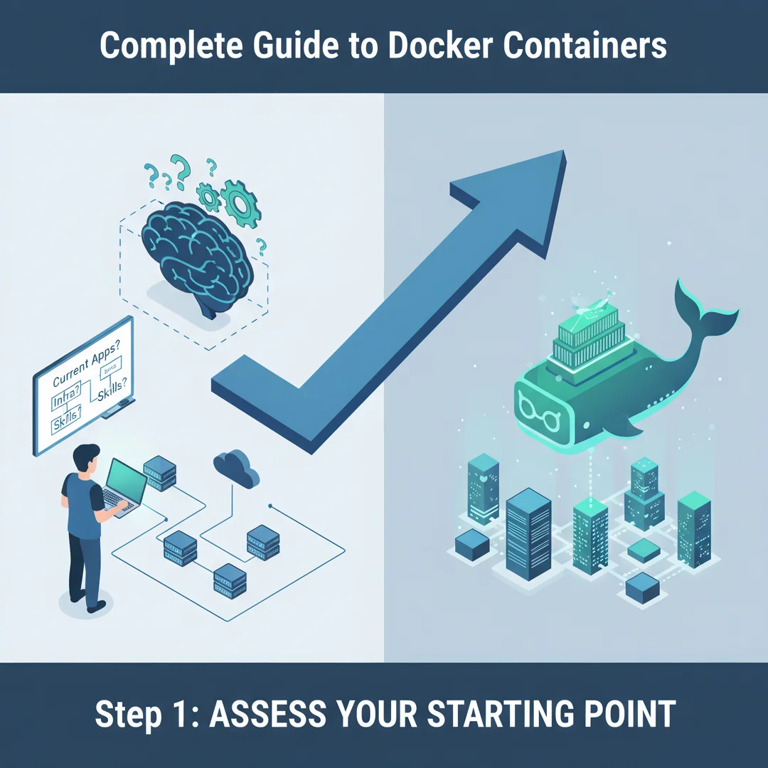 Step 2: Illustration for step: Assess your starting point related to Complete Guide to Docker Containers, pr