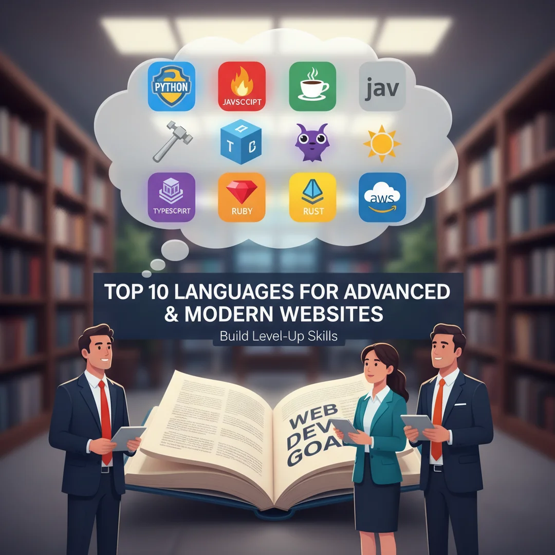 Step 3: Illustration for step: Set clear goals related to Top 10 best lengueges for build a advance level an