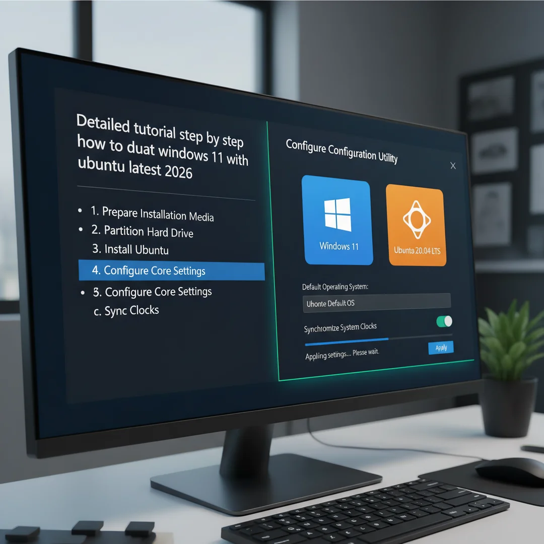 Step 3: Technical tutorial screenshot: Configure core settings for Detailed tutorial step by step how to dua