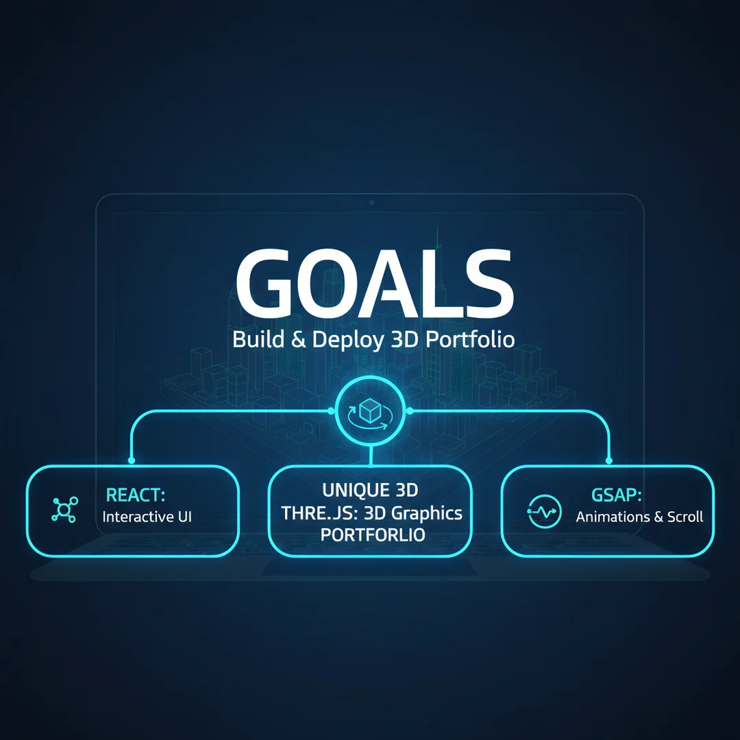 Step 3: Illustration for step: Set clear goals related to Build and Deploy a Unique 3D Web Developer Portfol