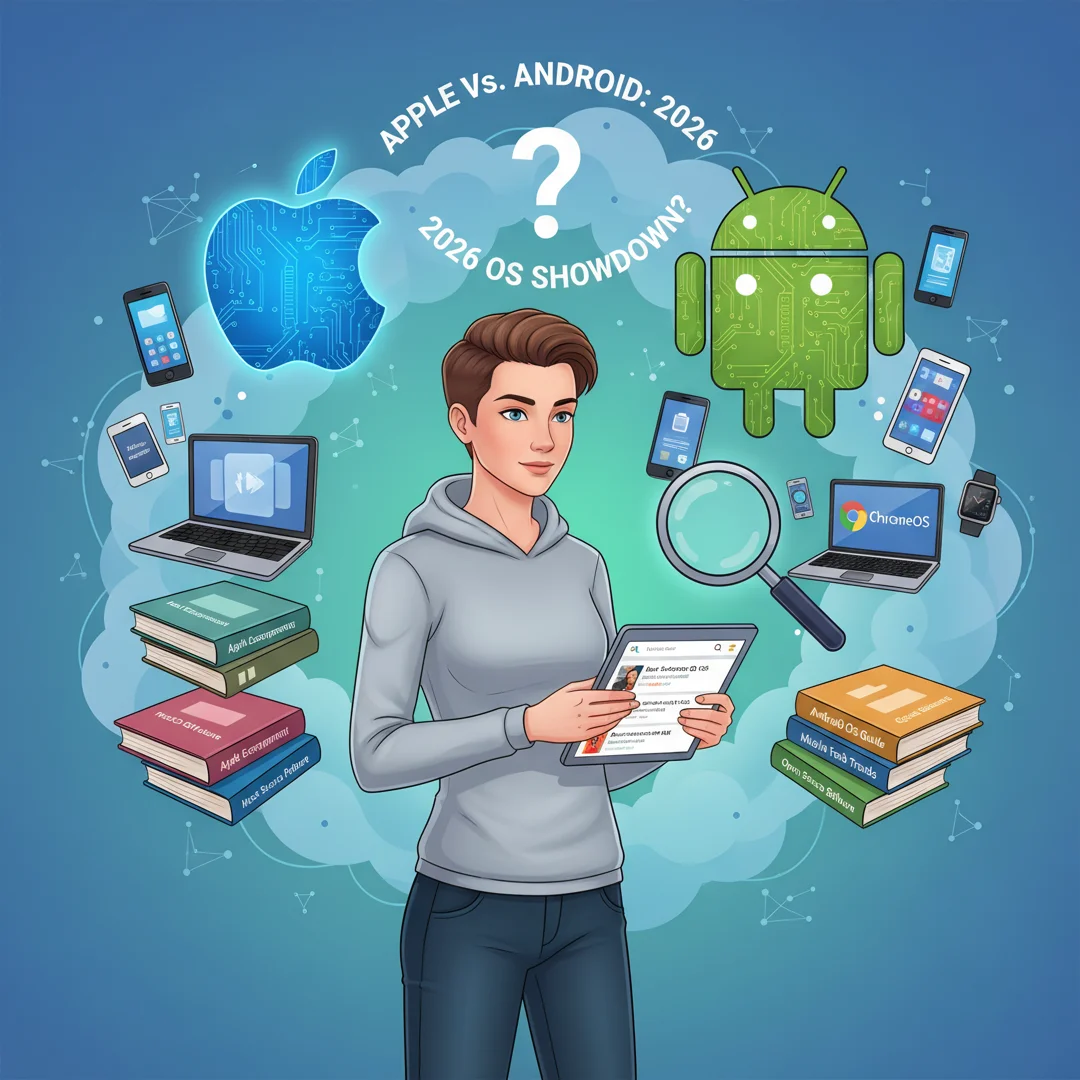 Step 4: Illustration for step: Gather necessary resources related to Apple vs android. Which os is best in 2