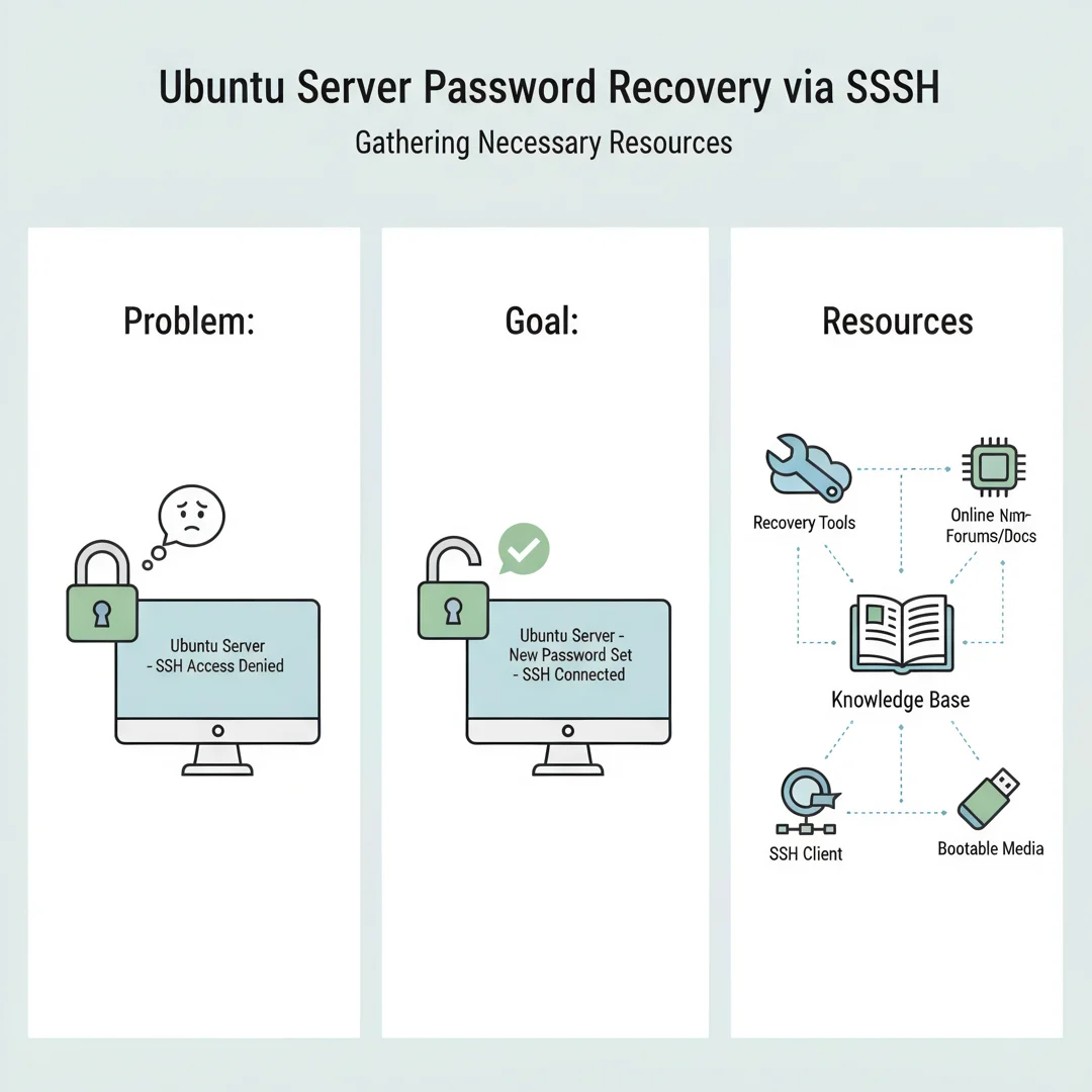 Step 4: Illustration for step: Gather necessary resources related to If forgot How to recover and change pas