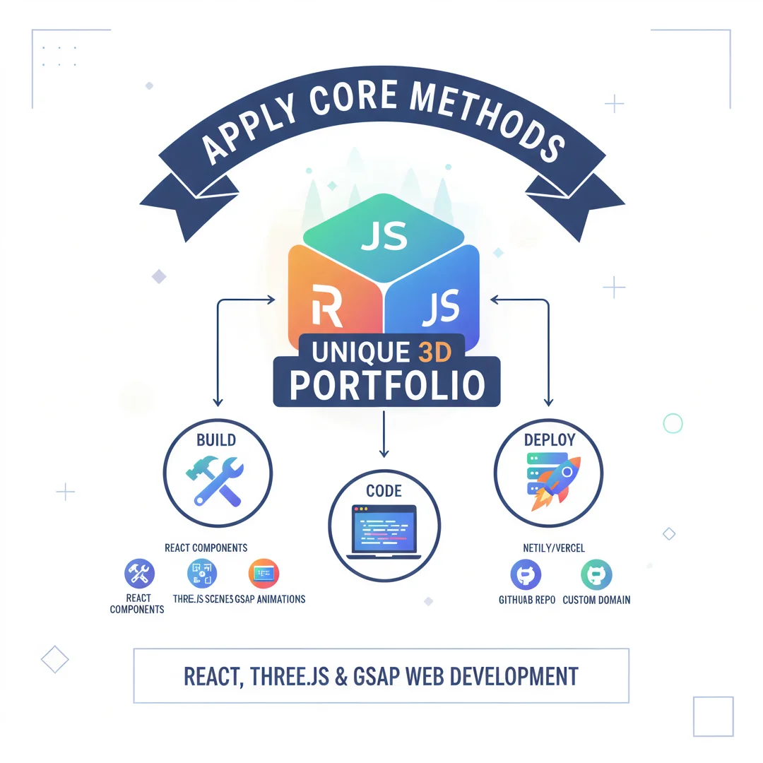 Step 5: Illustration for step: Apply the core methods related to Build and Deploy a Unique 3D Web Developer 