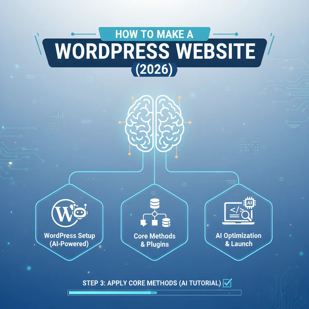 Step 5: Illustration for step: Apply the core methods related to How to Make a WordPress Website in 2026 (Us