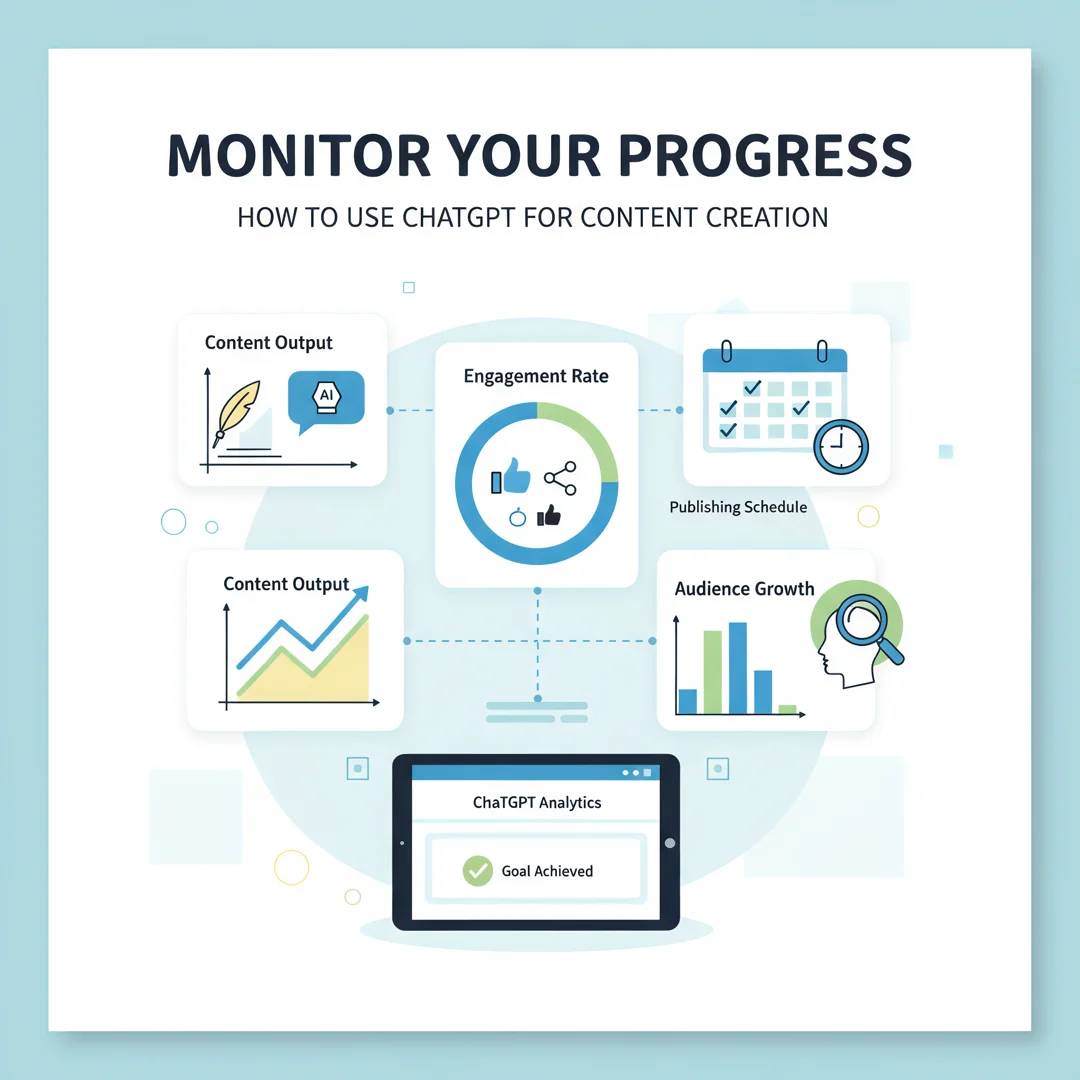 Step 6: Illustration for step: Monitor your progress related to How To Use ChatGPT for Content Creation, pro