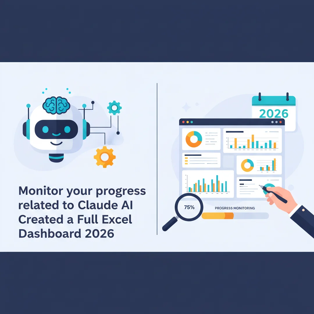 Step 6: Illustration for step: Monitor your progress related to Claude AI Created a Full Excel Dashboard 202