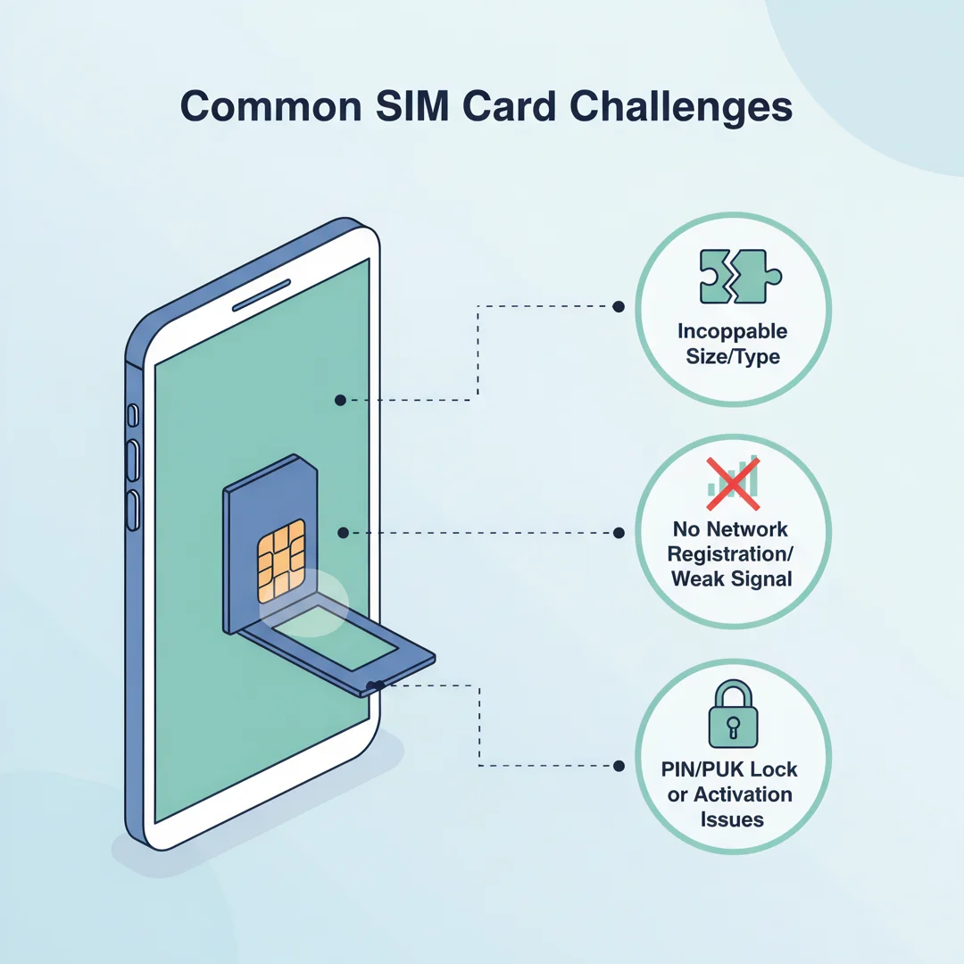 Step 7: Illustration for step: Address common challenges related to How sim work, professional educational s
