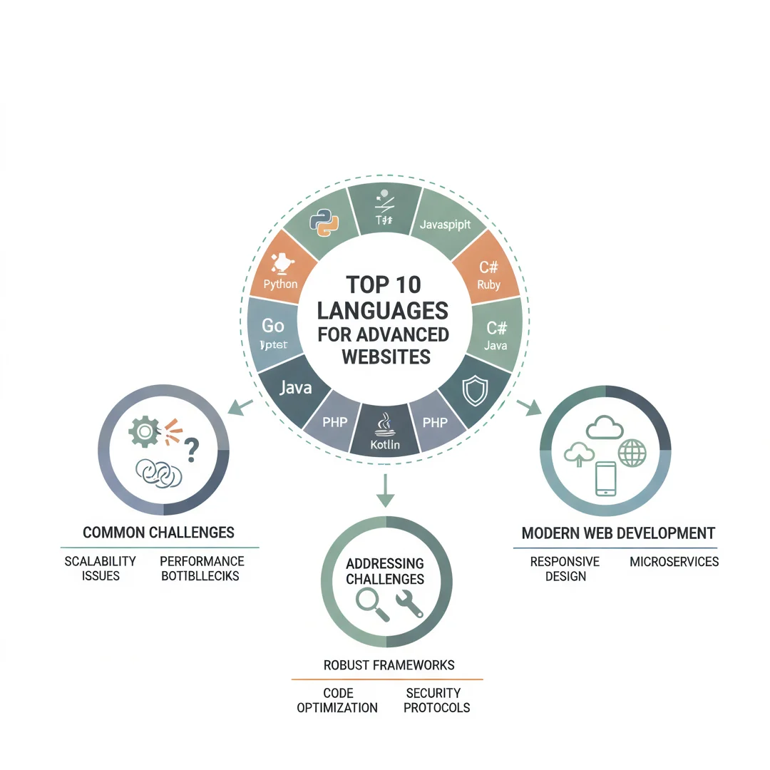Step 7: Illustration for step: Address common challenges related to Top 10 best lengueges for build a advanc