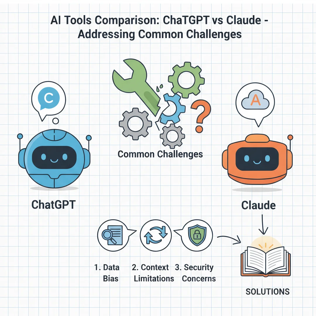 Step 7: Illustration for step: Address common challenges related to AI Tools Comparison: ChatGPT vs Claude, 
