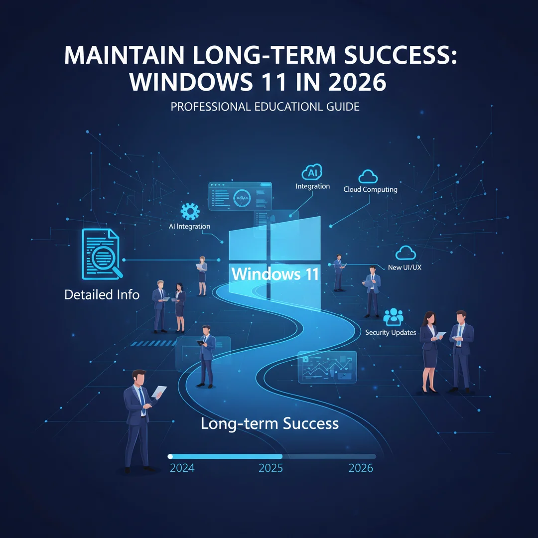 Step 8: Illustration for step: Maintain long-term success related to Detaild info about windows 11 in 2026, 