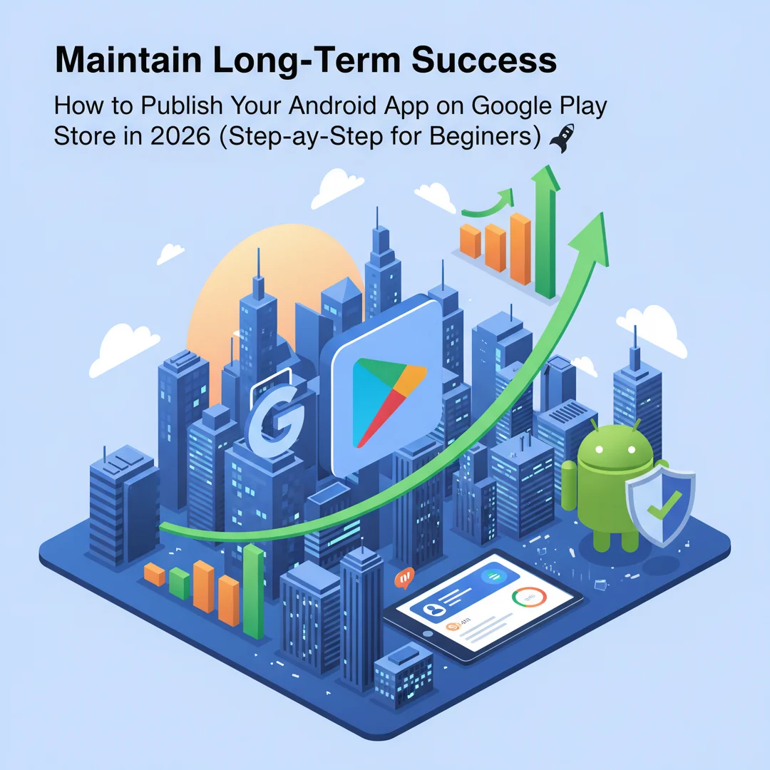 Step 8: Illustration for step: Maintain long-term success related to How to Publish Your Android App on Goog