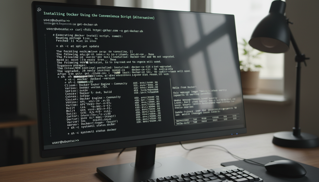 Installing Docker Using the Convenience Script (Alternative)
