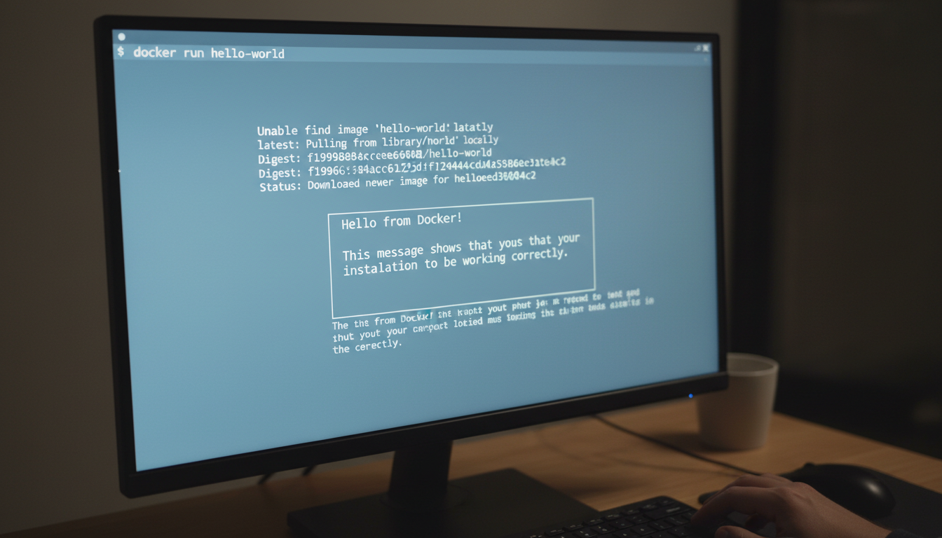 Verifying Docker Installation with Hello World