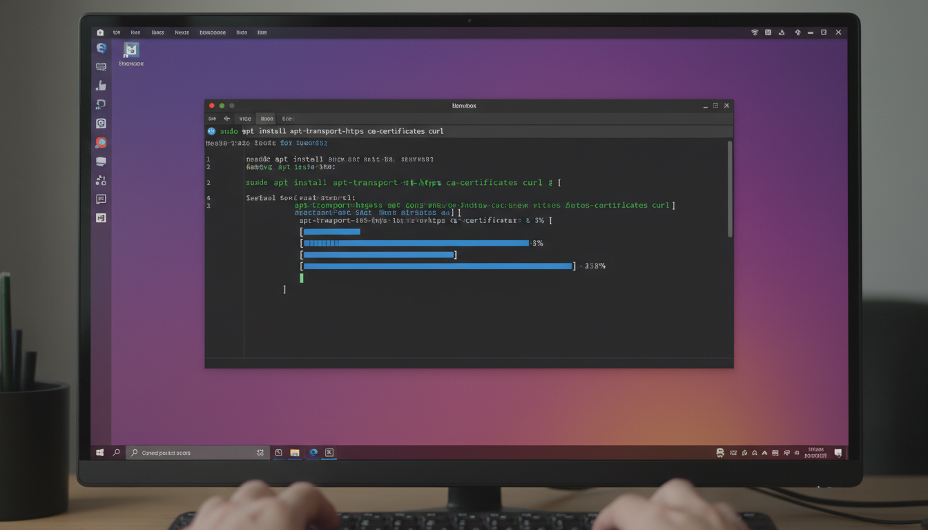 Step 2 - Installing prerequisites on Ubuntu 24.04 terminal