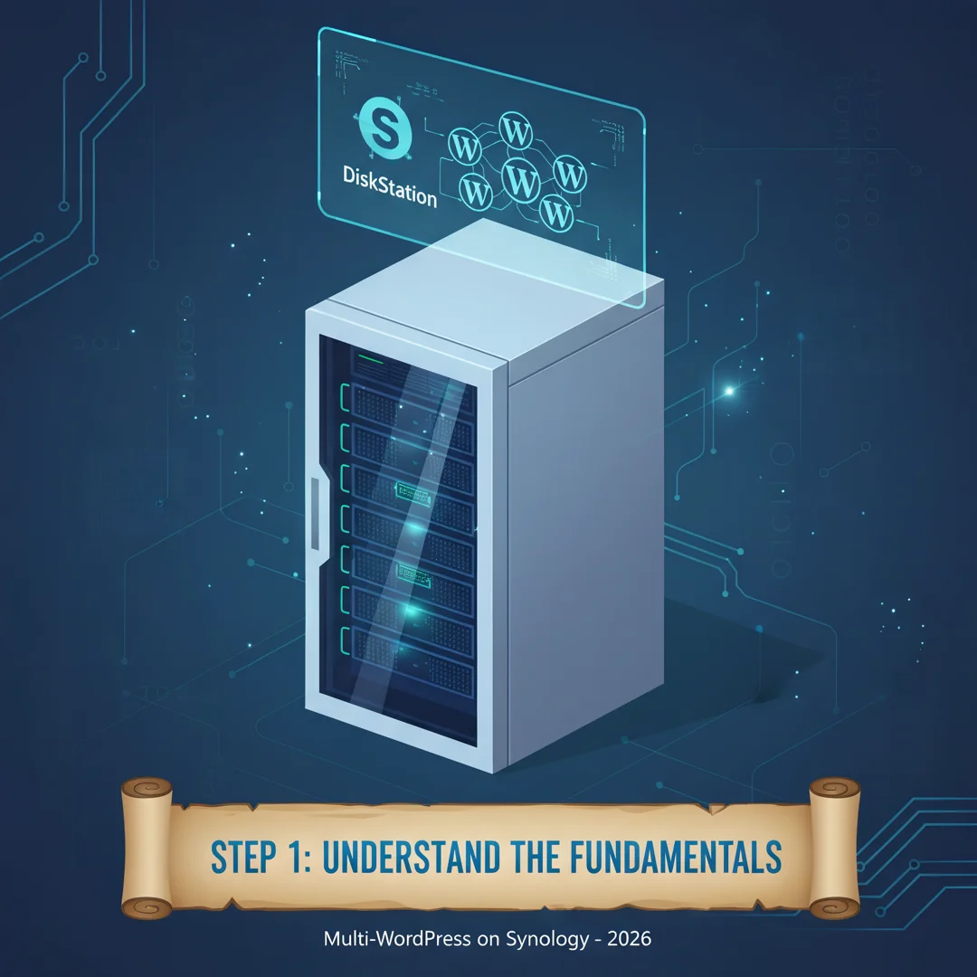 Step 1: Illustration for step: Understand the fundamentals related to How to install multi wordpress on syno